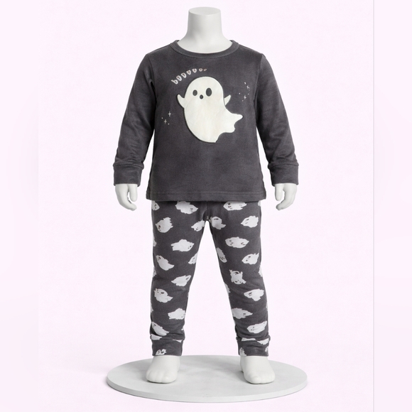 Other - Ghost Print Pajama Set 4T